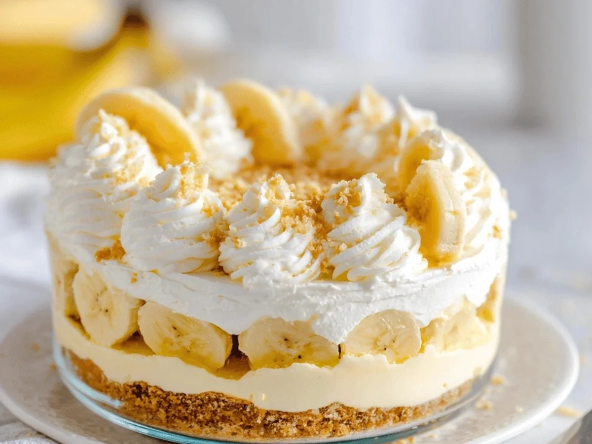 No-Bake Banana Cream Pudding Cheesecake - Image 2