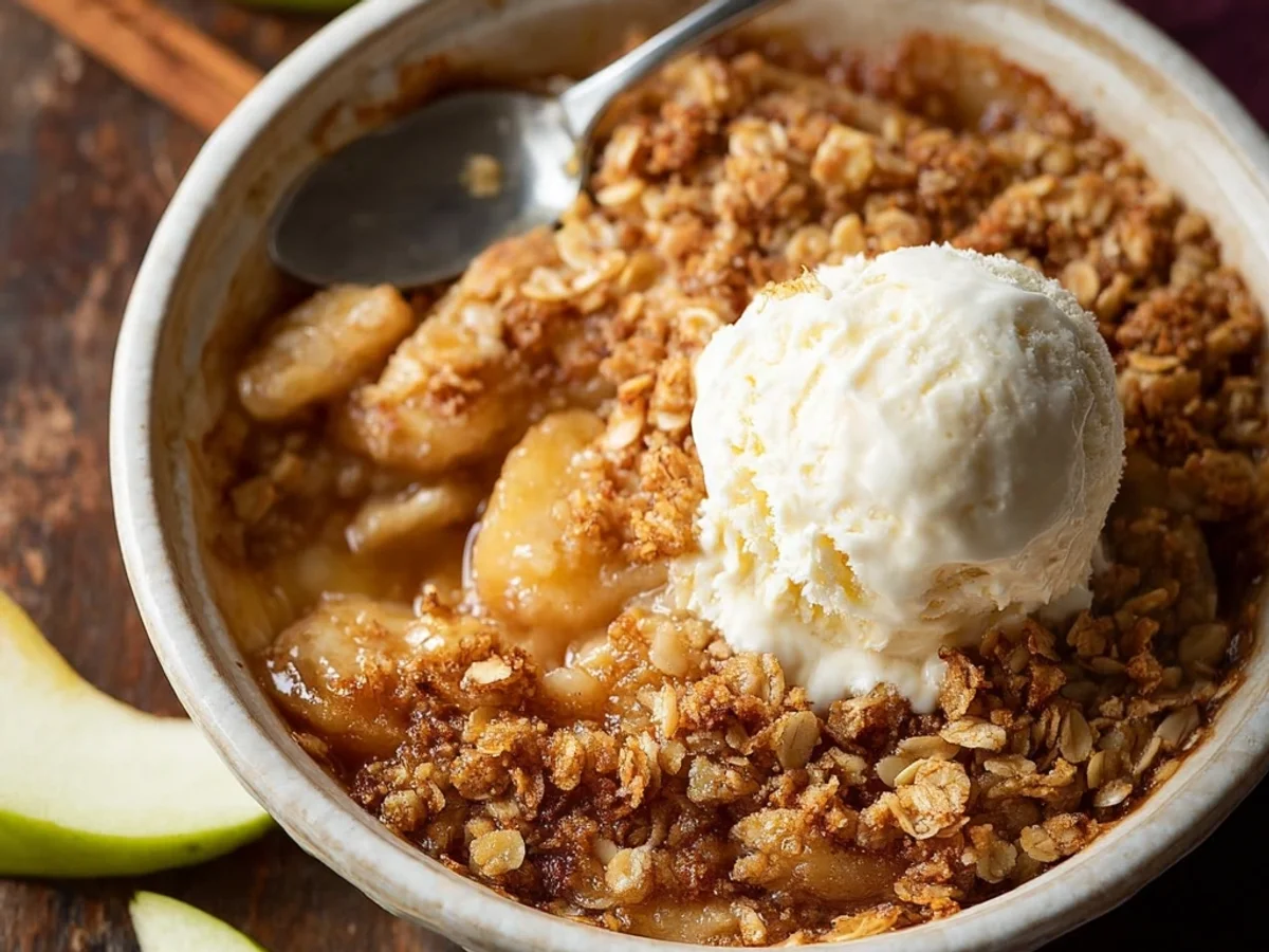 Old Fashioned Easy Apple Crisp: Rustic Cinnamon Crumble - Image 1