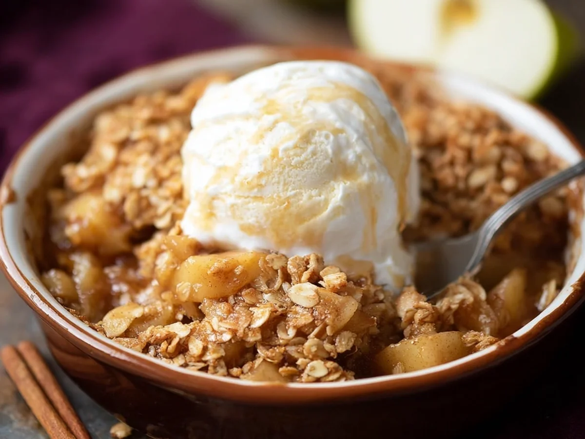 Old Fashioned Easy Apple Crisp: Rustic Cinnamon Crumble - Image 2