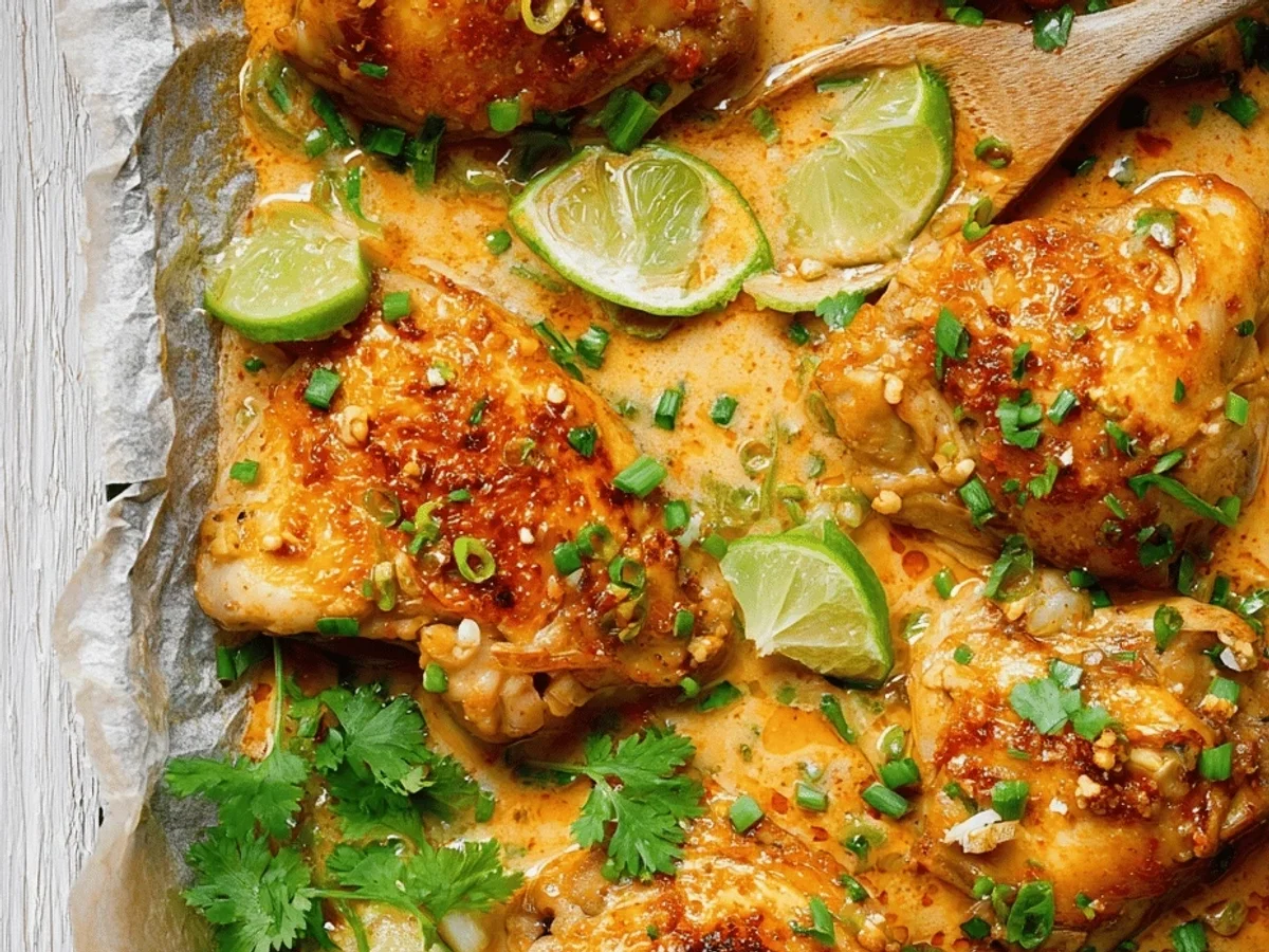 One-Pan Coconut Lime Chicken: Easy Weeknight Dinner - Image 2
