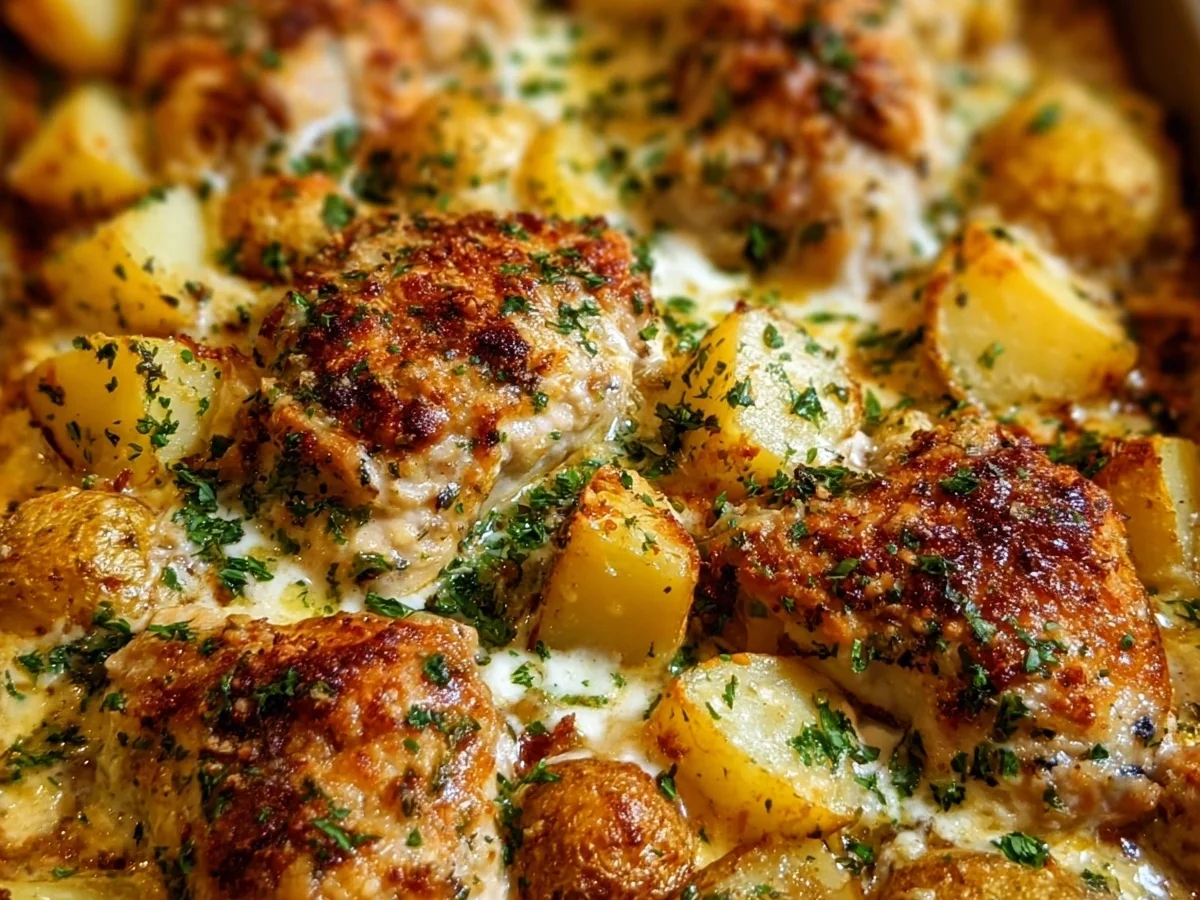 One-Pan Garlic Parmesan Chicken & Potatoes - Image 1
