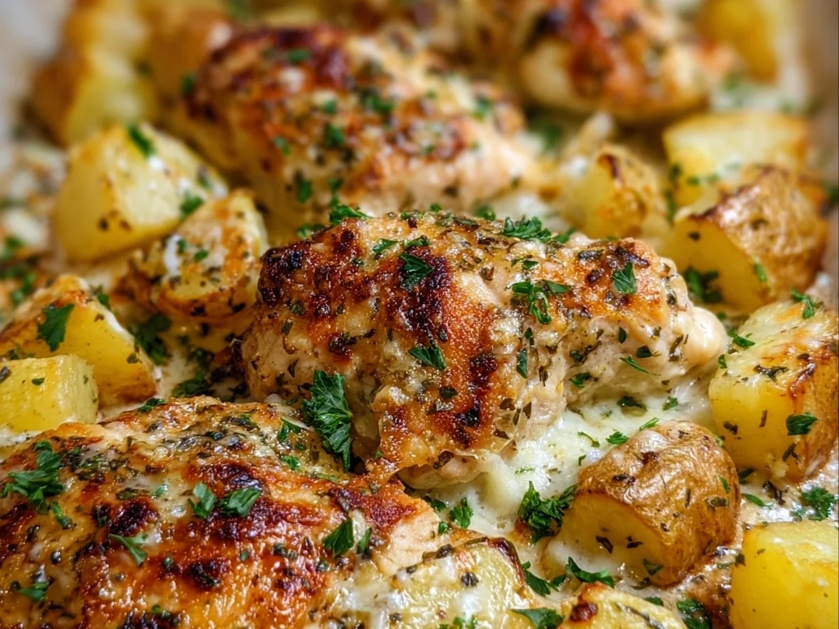 One-Pan Garlic Parmesan Chicken & Potatoes - Image 2
