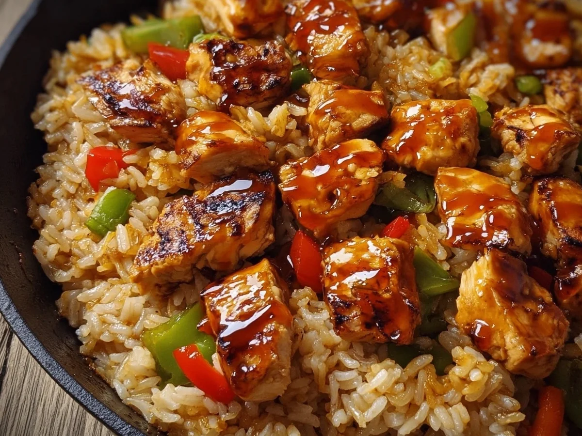 One-Pan Honey BBQ Chicken Rice: Bold & Easy Dinner - Image 1