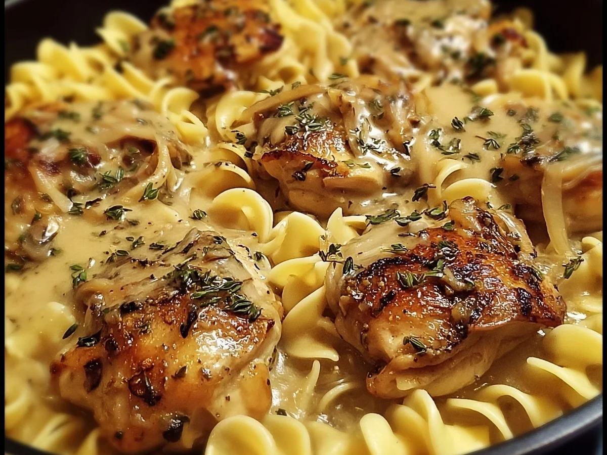One-Pan Savory Chicken & Buttered Noodles Dinner - Image 1