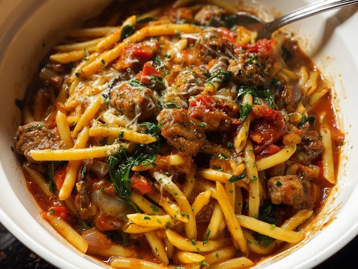 One-Pot Beef Sausage Pasta: Quick & Easy Weeknight Meal - Image 2