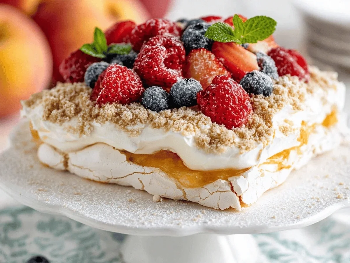 Peach Cobbler Cheesecake Bars Recipe - Image 2