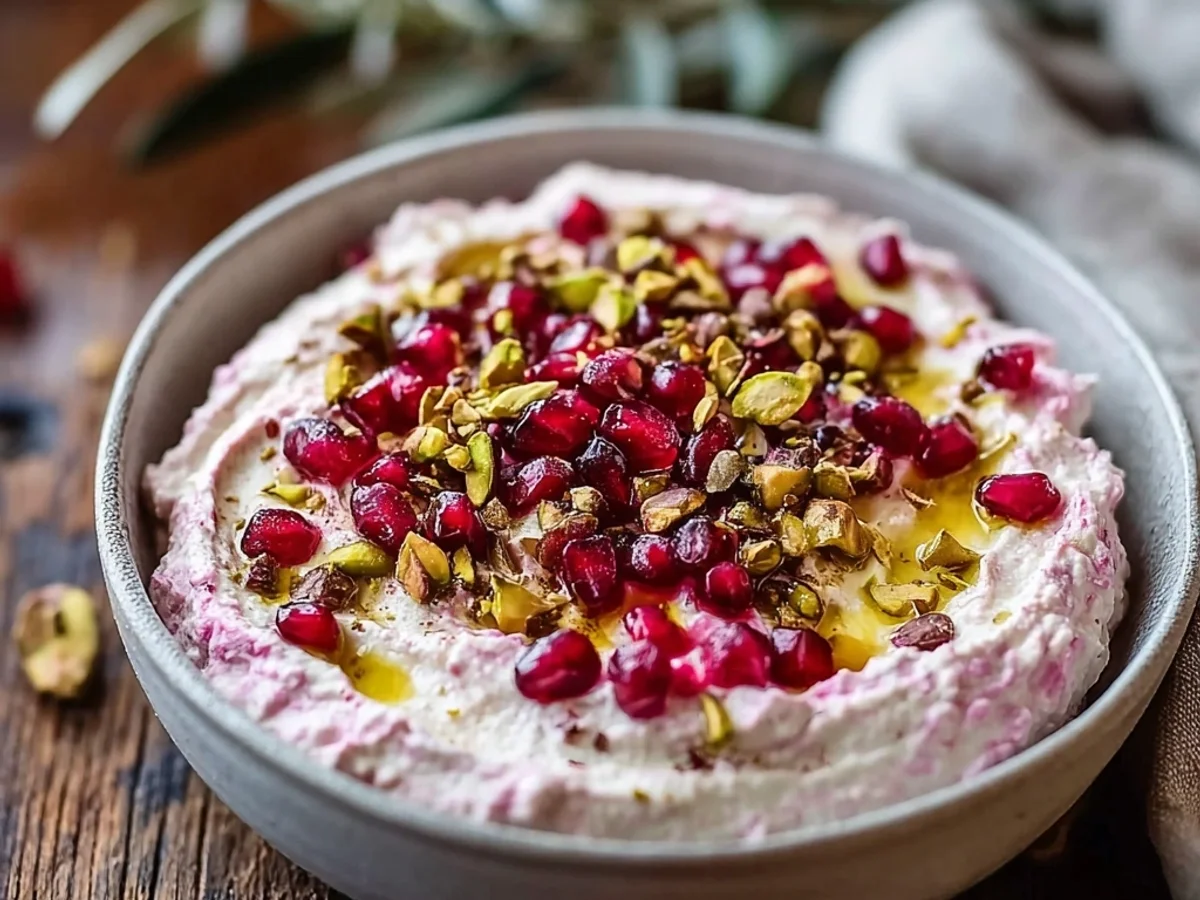 Pomegranate Pistachio Whipped Feta: Tangy, Creamy Dip - Image 2