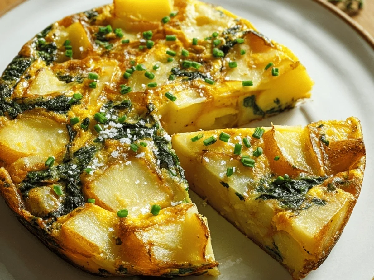 Potato and Spinach Frittata: Easy, Cozy Meal - Image 1