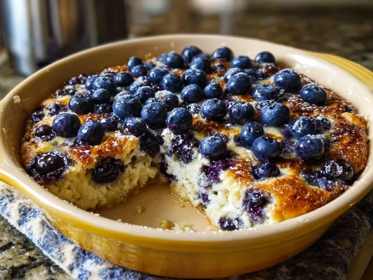 Protein Blueberry Cottage Cheese Bake - Image 1