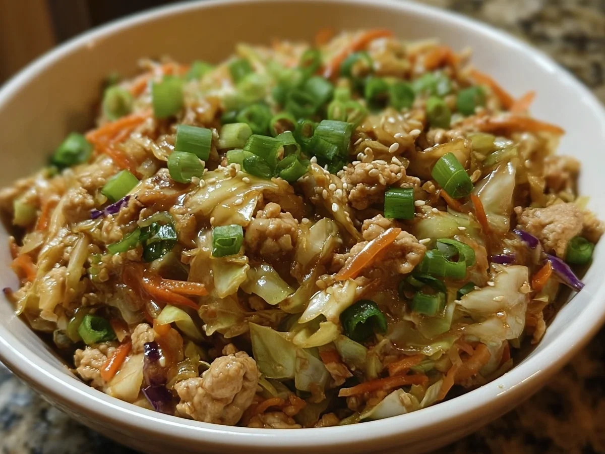 Protein Egg Roll Bowls with Chicken & Cabbage - Image 2