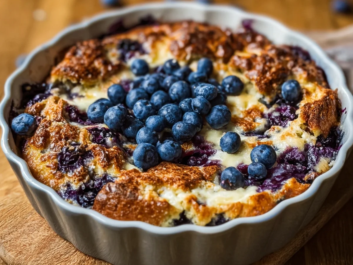 Protein-Packed Blueberry Cottage Cheese Breakfast Bake - Image 1