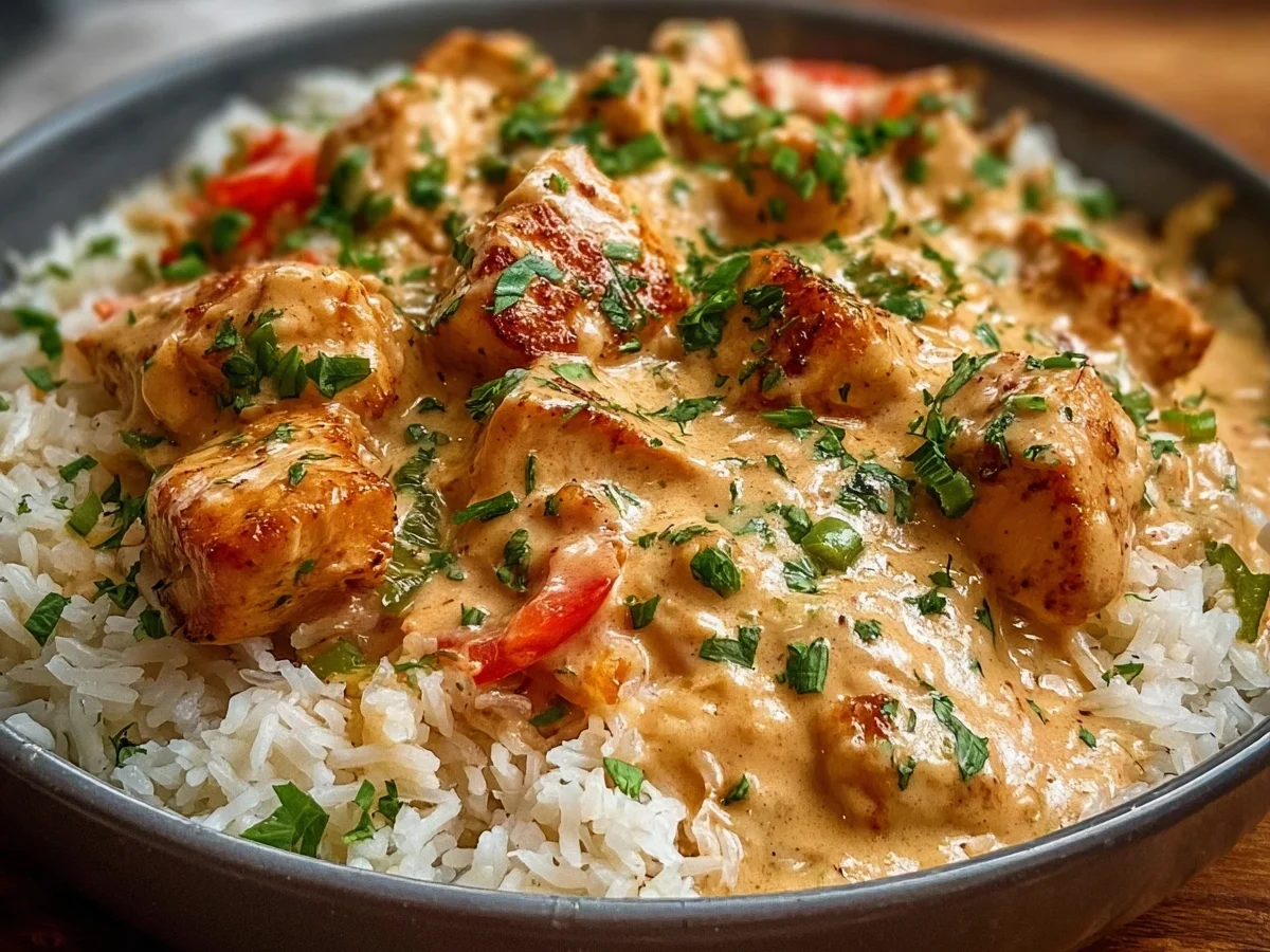 Protein Smothered Chicken & Rice Dinner - Image 2