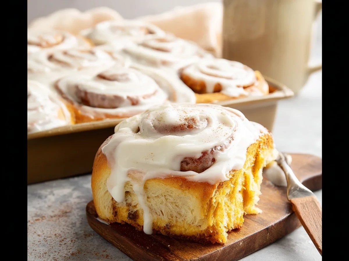 Pumpkin Spice Cinnamon Rolls: Autumn's Sweet Embrace - Image 1