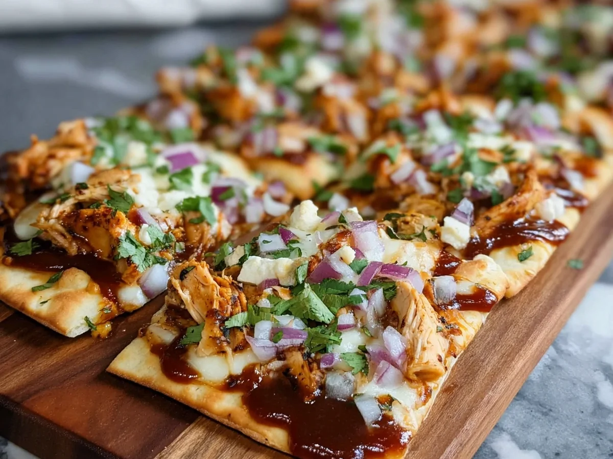Quick BBQ Chicken Flatbreads (30g Protein) - Image 1