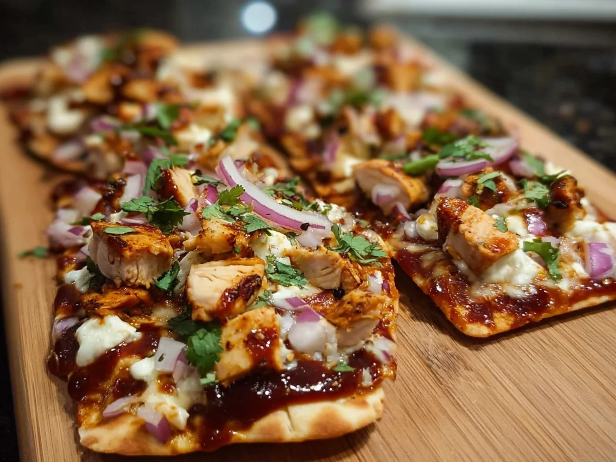 Quick BBQ Chicken Flatbreads (30g Protein) - Image 2
