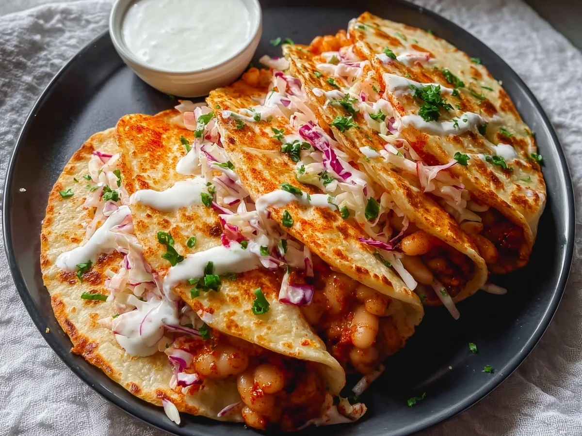 Quick Buffalo White Bean Tacos: Plant-Based Dinner - Image 1