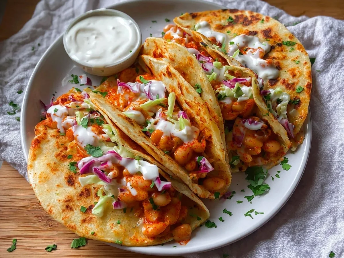 Quick Buffalo White Bean Tacos: Plant-Based Dinner - Image 2