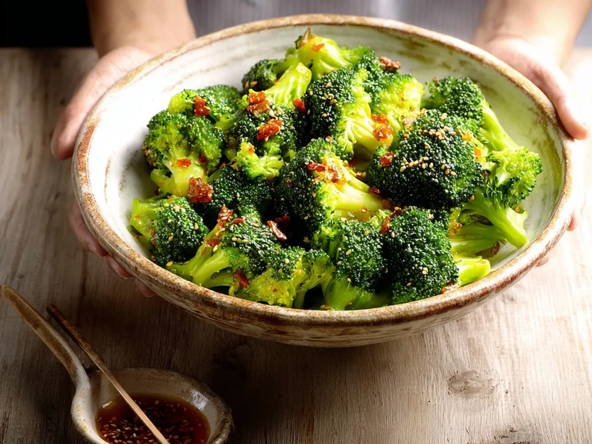 Quick Garlic Asian Broccoli Side Dish - Image 2