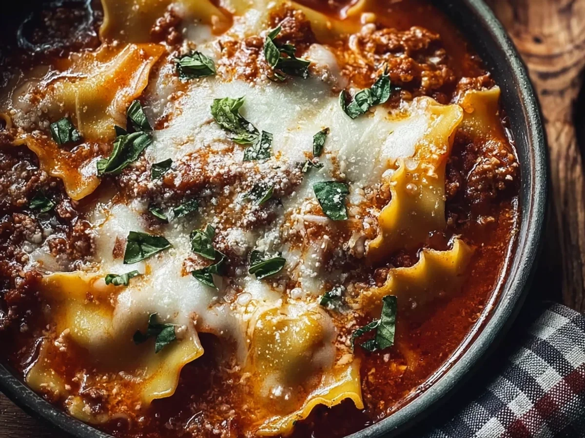 Quick & Hearty One Pot Lasagna Soup: Weeknight Comfort - Image 1