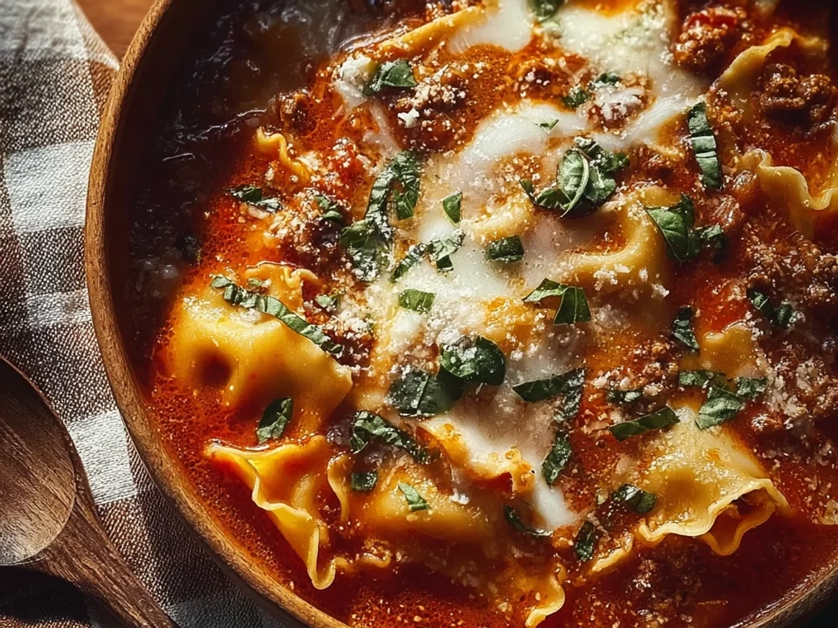 Quick & Hearty One Pot Lasagna Soup: Weeknight Comfort - Image 2