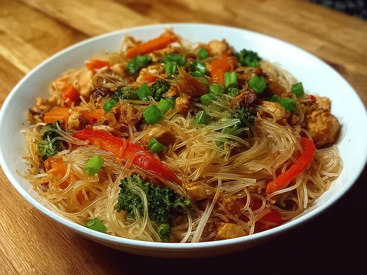 Quick Rice Noodle Stir-Fry for Dinner & Meal Prep - Image 1