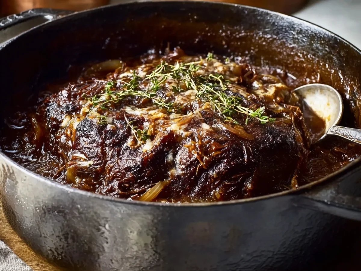 Rich French Onion Pot Roast: Easy Comfort Food - Image 1