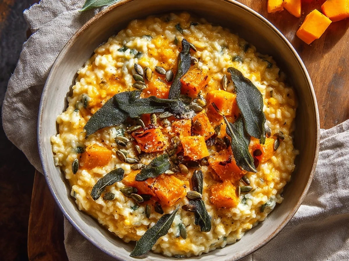 Rich Roasted Butternut Squash Risotto: An Autumn Comfort - Image 1