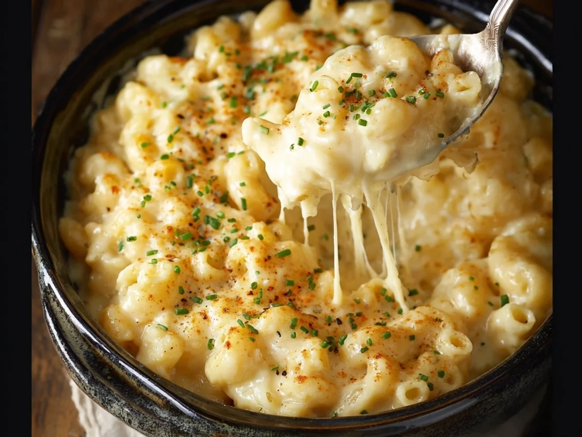 Rich Slow Cooker Four Cheese Mac and Cheese - Image 2