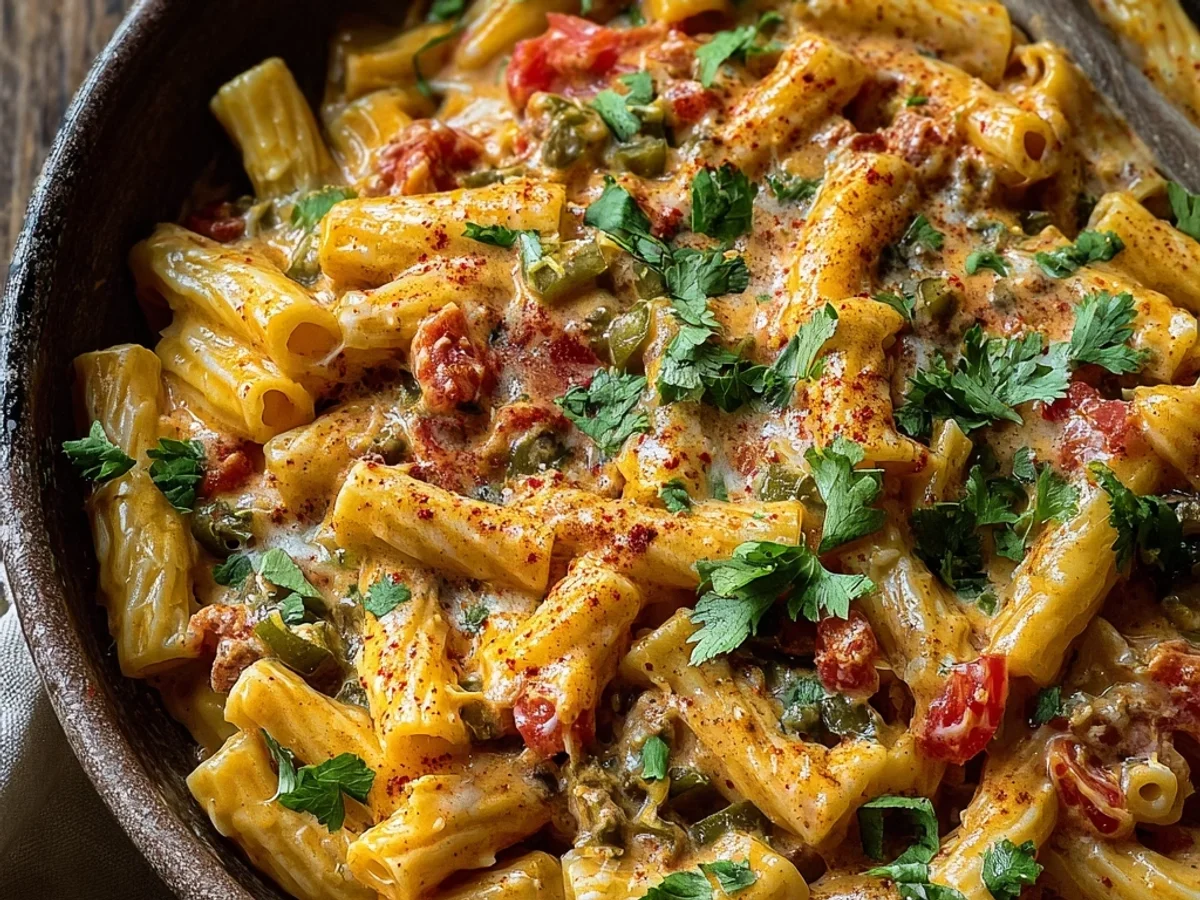 Rotel Pasta Fiesta: Creamy Tex-Mex One-Pot Wonder - Image 2