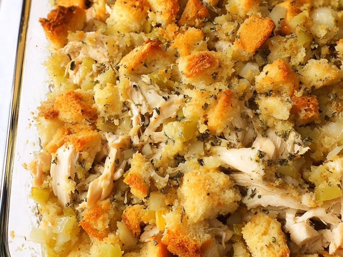 Rotisserie Chicken Stuffing Casserole - Image 1