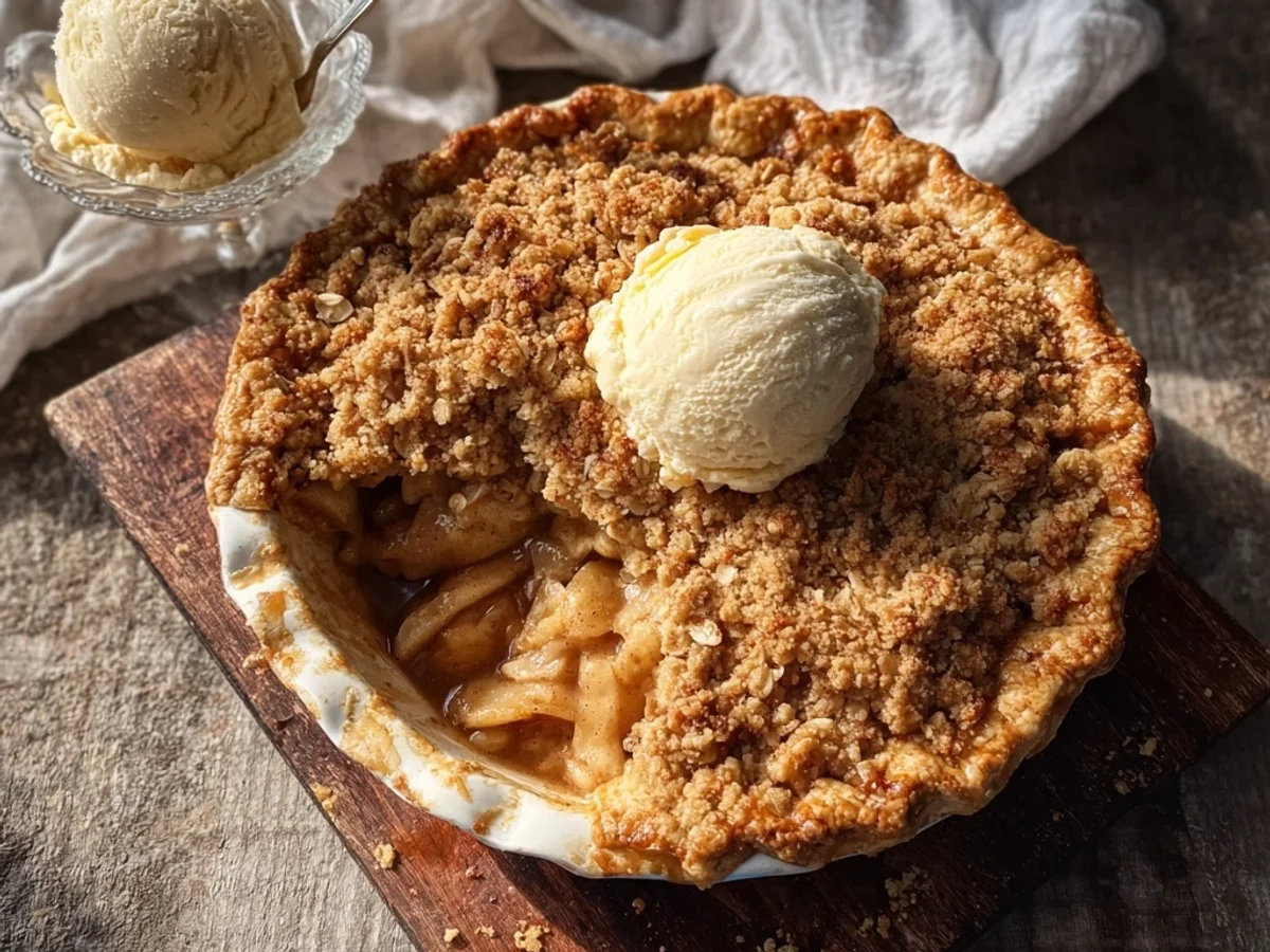 Rustic Apple Crisp Pie: A Homestyle Dessert - Image 2