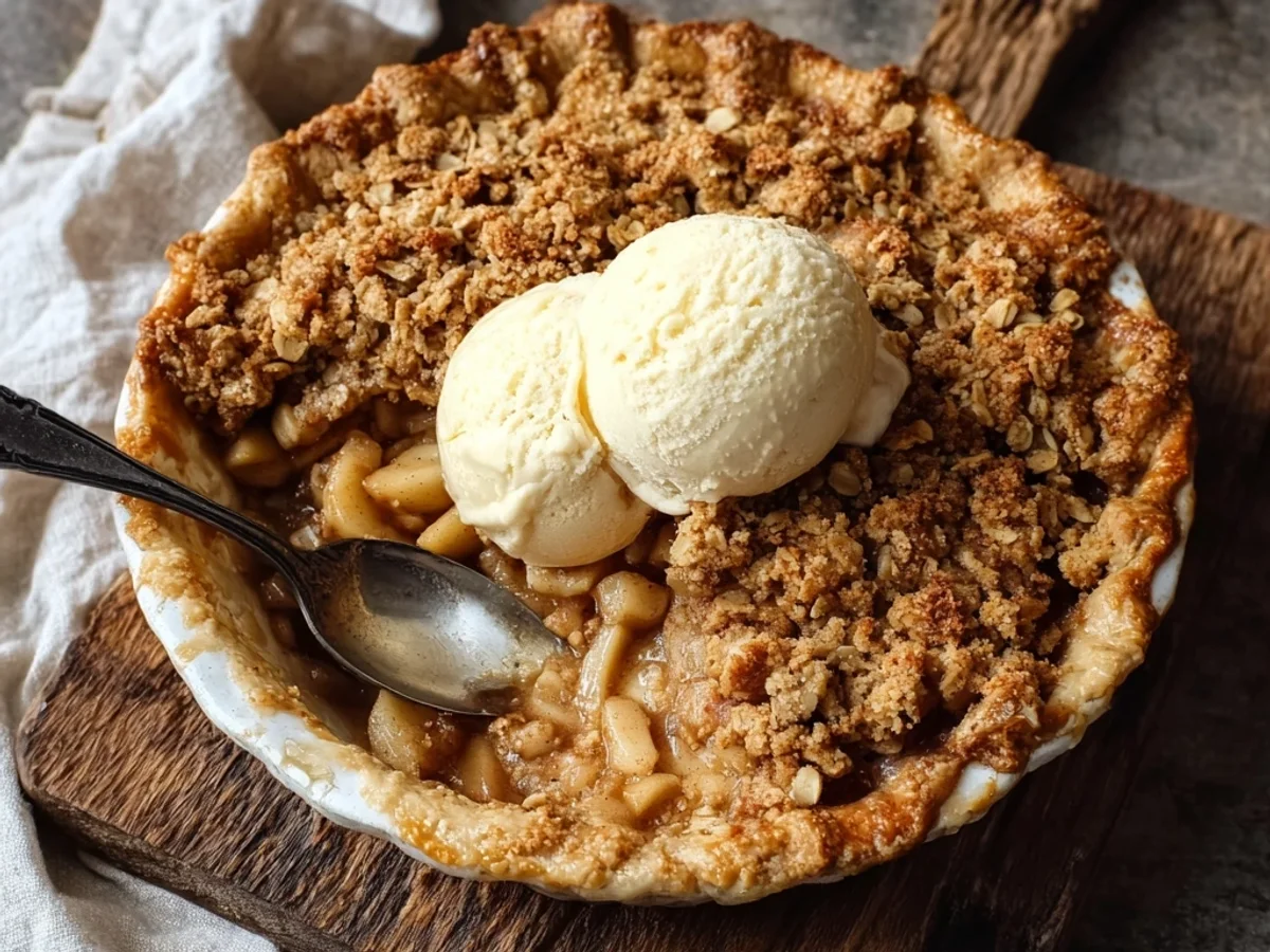 Rustic Apple Crisp Pie: Easy & Delightful - Image 1