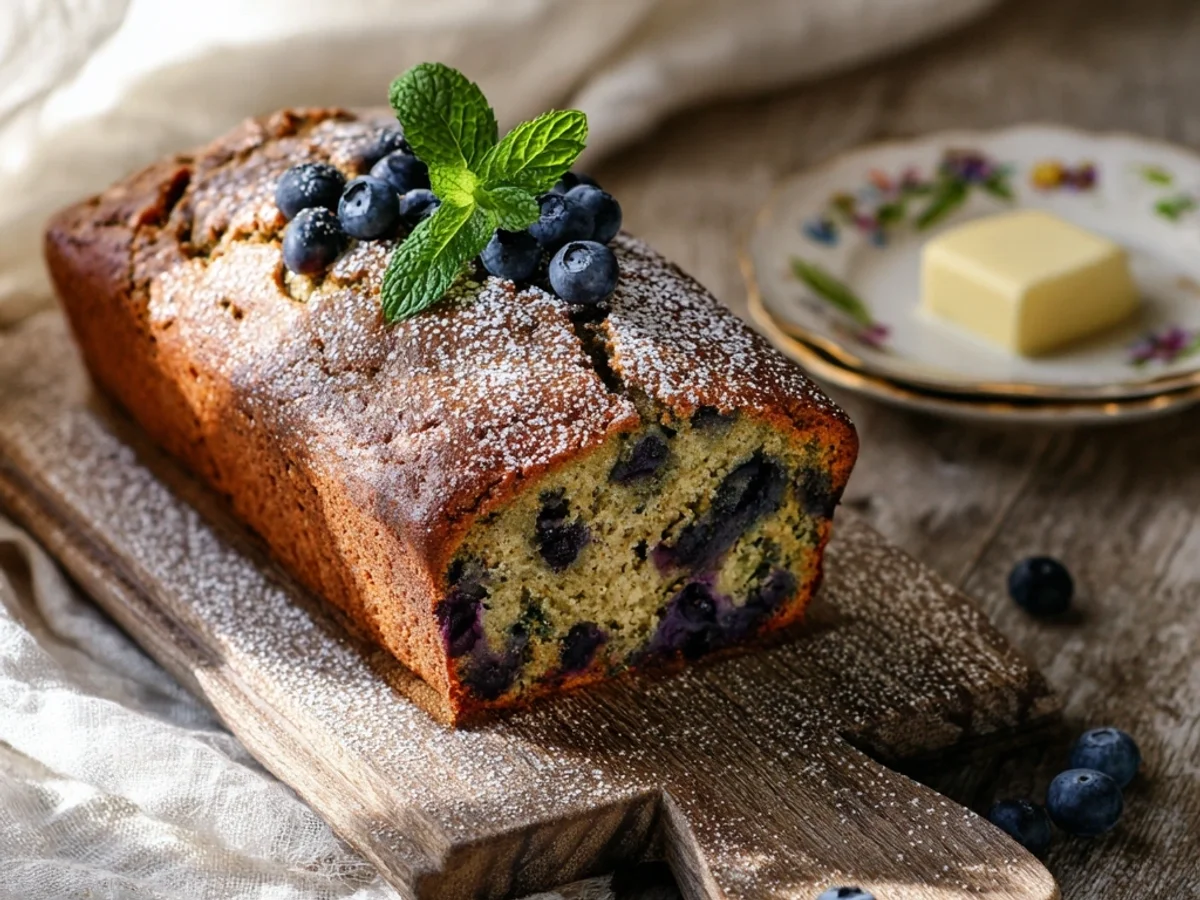 Rustic Blueberry Zucchini Bread: A Sweet Summer Loaf - Image 2