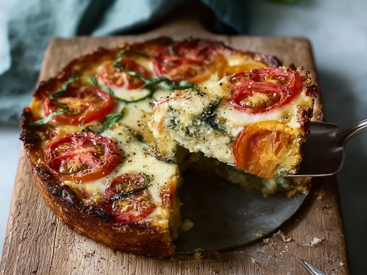 Rustic Crustless Southern Tomato Pie: A Summer Delight - Image 2