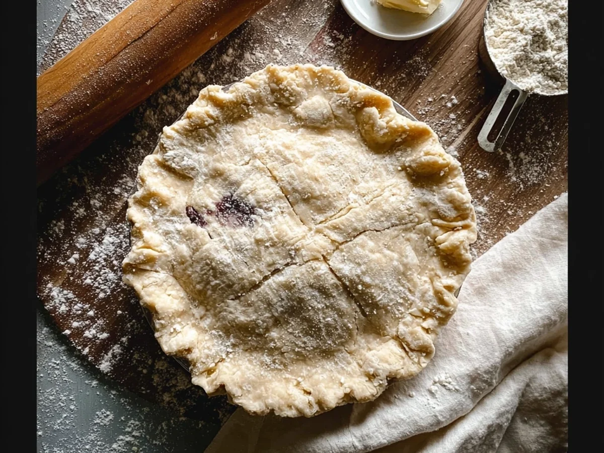Rustic Flaky Pie Crust: An Easy Homemade Recipe - Image 2