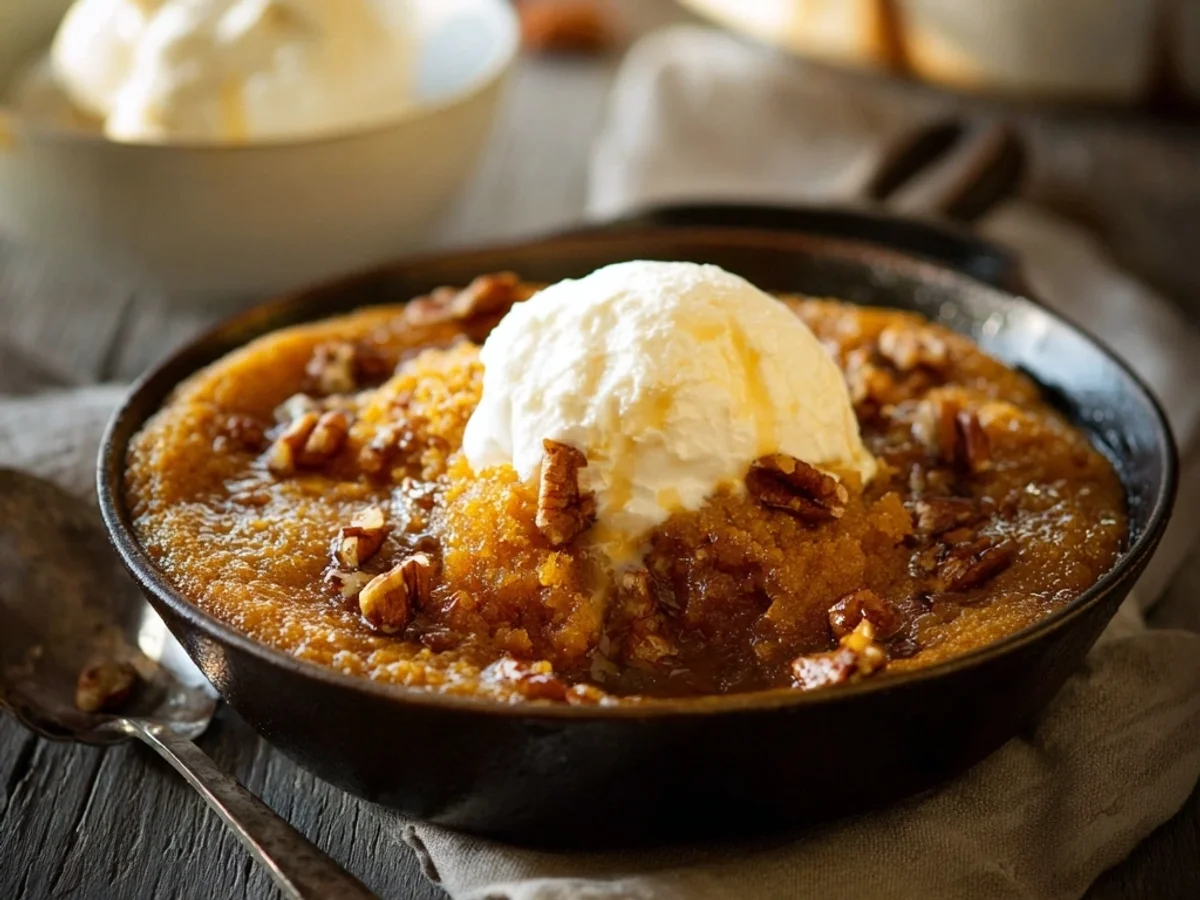 Rustic Pumpkin Pecan Cobbler Recipe: A Fall Favorite - Image 1