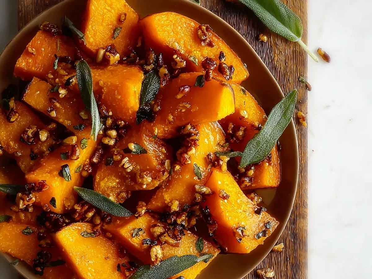 Rustic Roasted Butternut Squash with Sage: Simple Recipe - Image 1