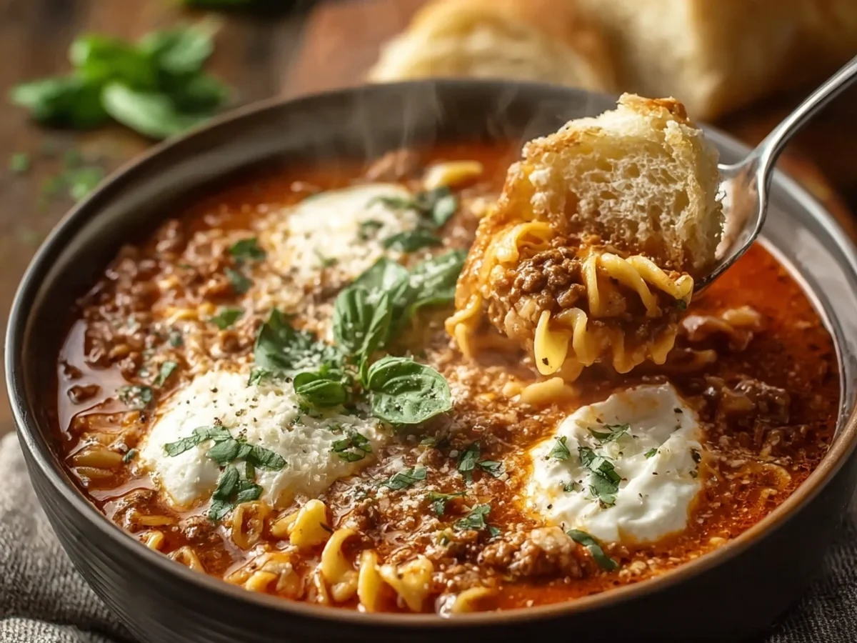 Savory Lasagna Soup: Weeknight Comfort in a Bowl - Image 2