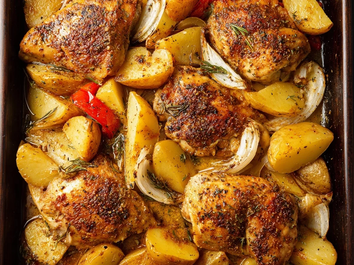 Sheet Pan Baked Chicken and Potatoes Recipe - Image 2
