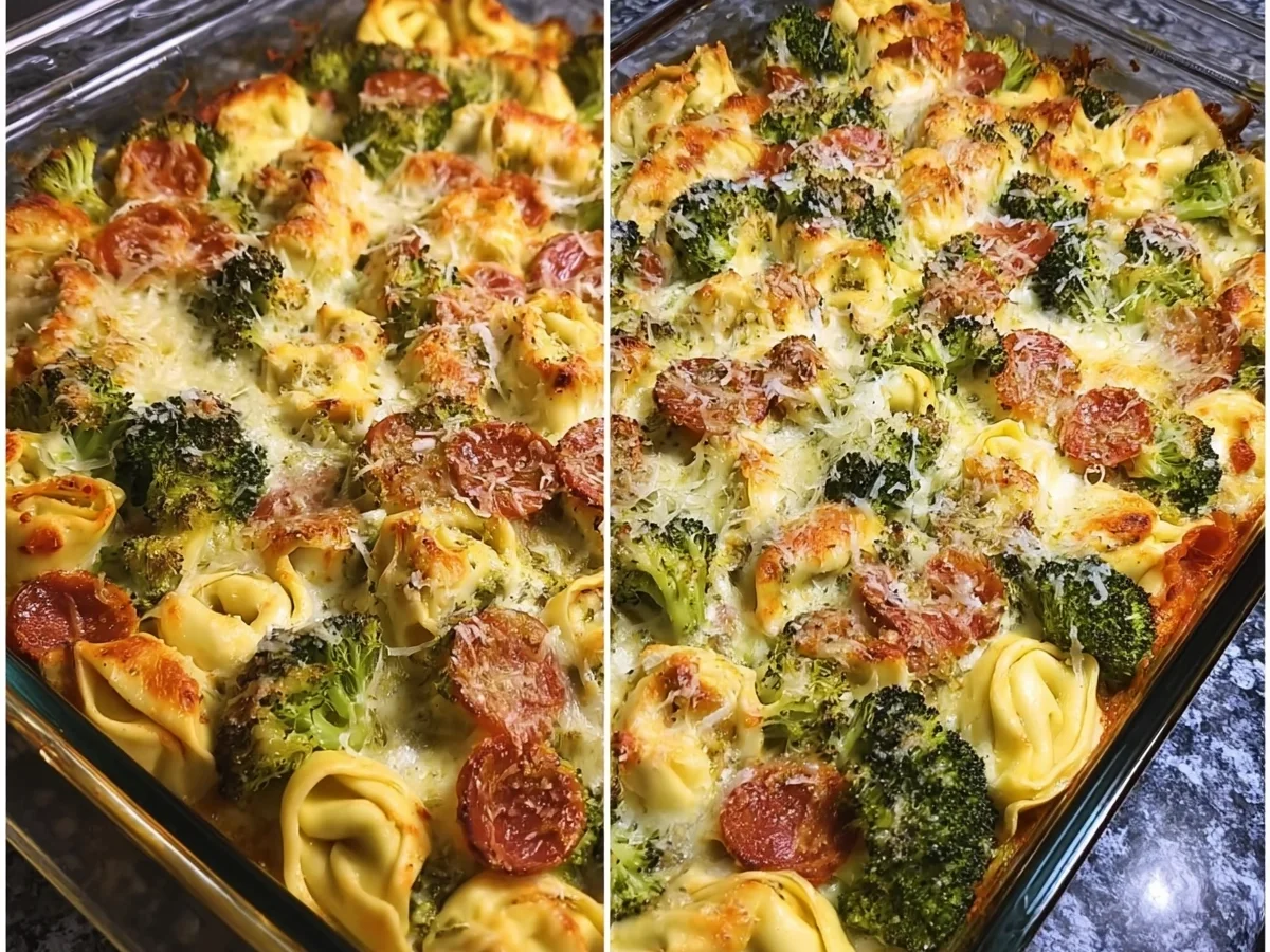 Sheet Pan Broccoli Tortellini Bake - Image 2