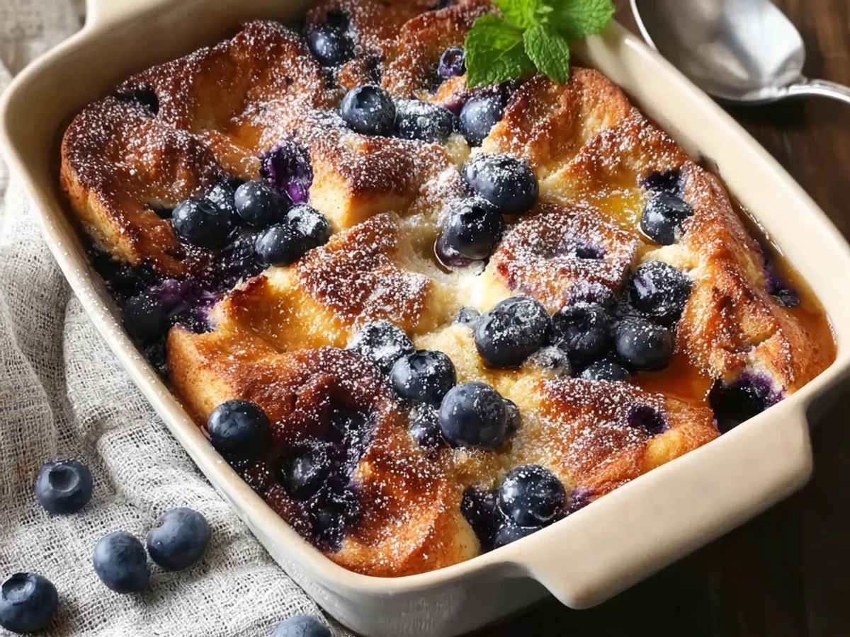 Simple Blueberry French Toast Casserole for Weekend Mornings - Image 1