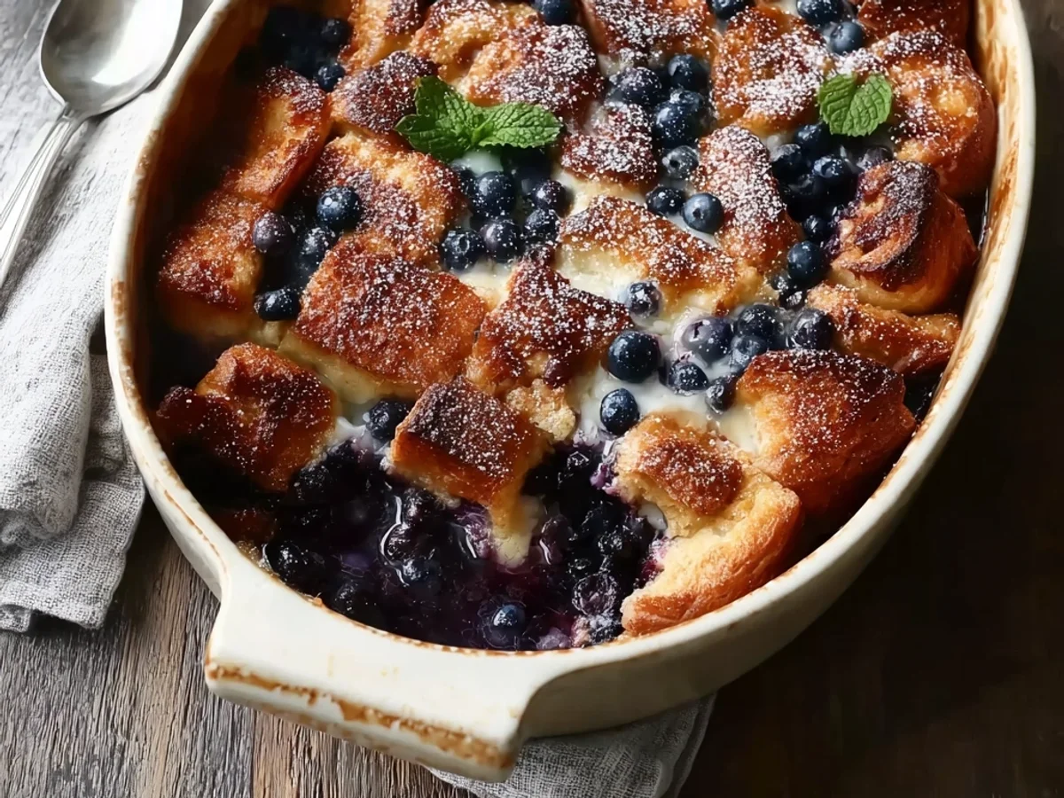 Simple Blueberry French Toast Casserole for Weekend Mornings - Image 2
