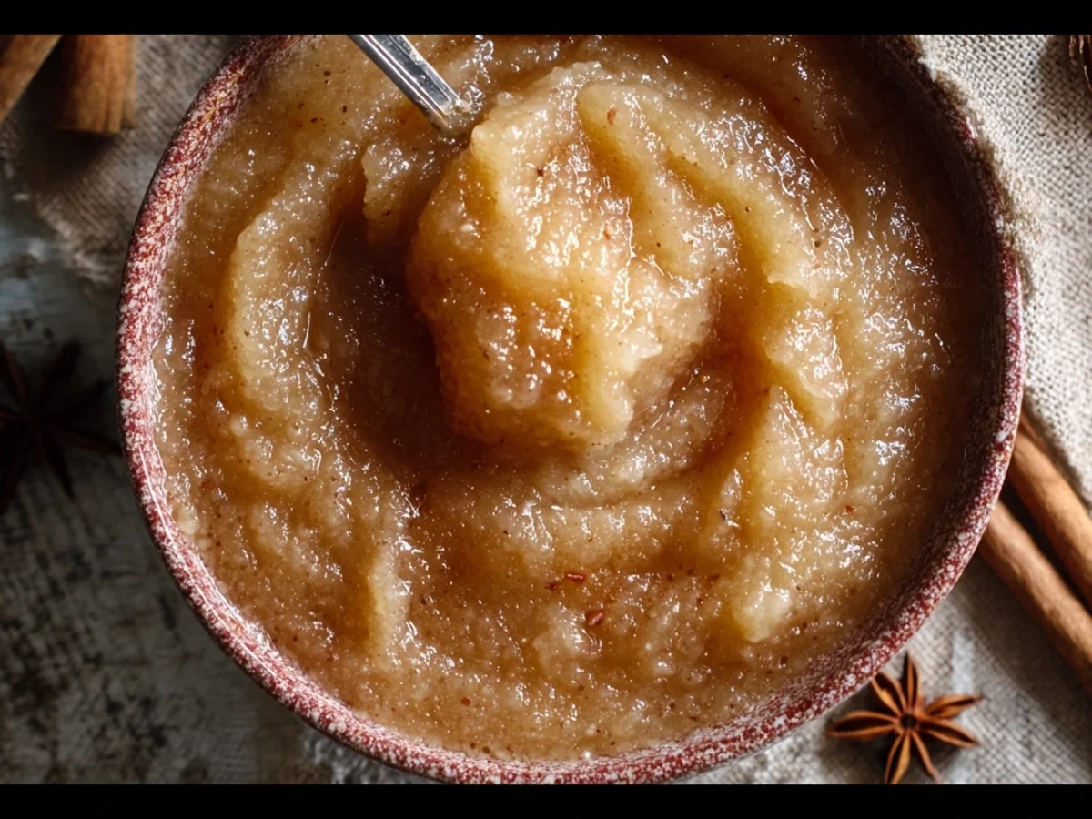 Simple Crockpot Applesauce Recipe for Cozy Mornings - Image 1