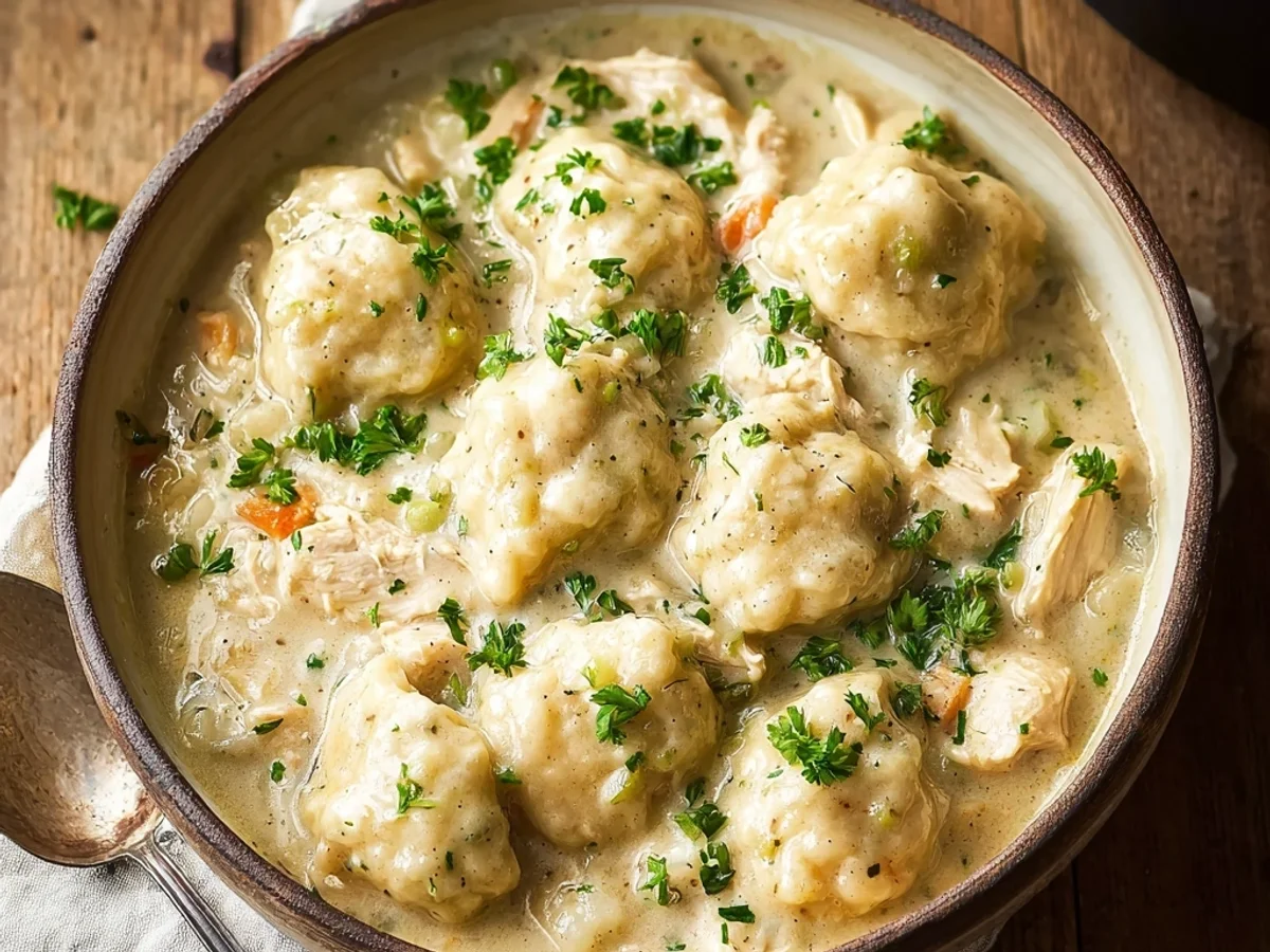 Simple Crockpot Chicken and Dumplings: Hearty Weeknight Meal - Image 2