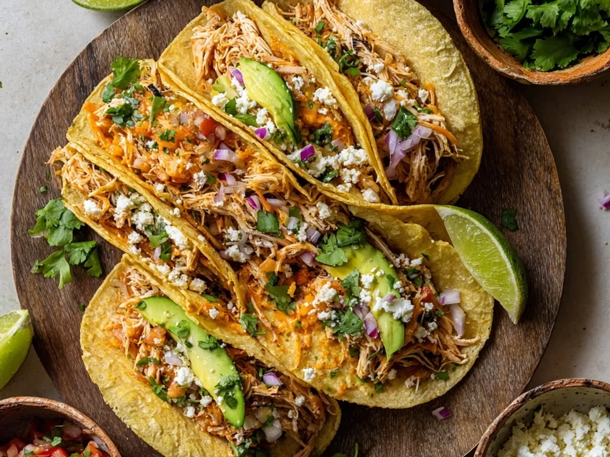 Simple Crockpot Chicken Tacos: Weeknight Delight - Image 1