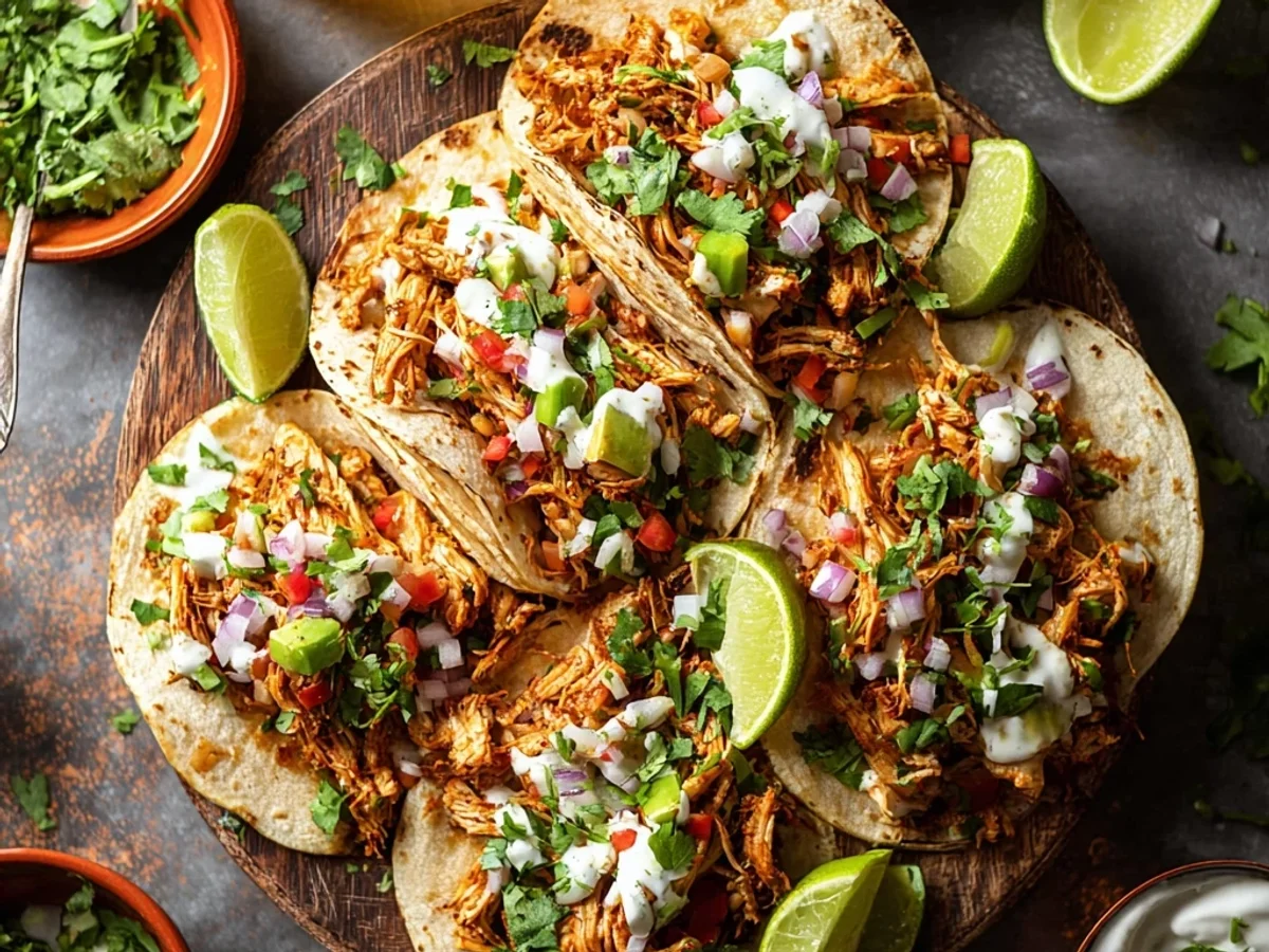 Simple Pulled Chicken Tacos: Juicy & Speedy Dinner - Image 2