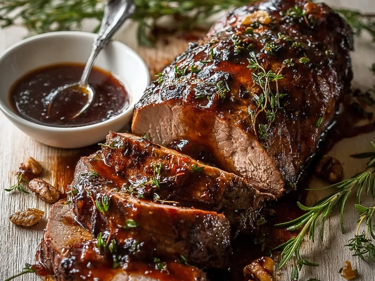 Slow Cooker Apple Butter Lamb Tenderloin: Sweet & Tangy - Image 1