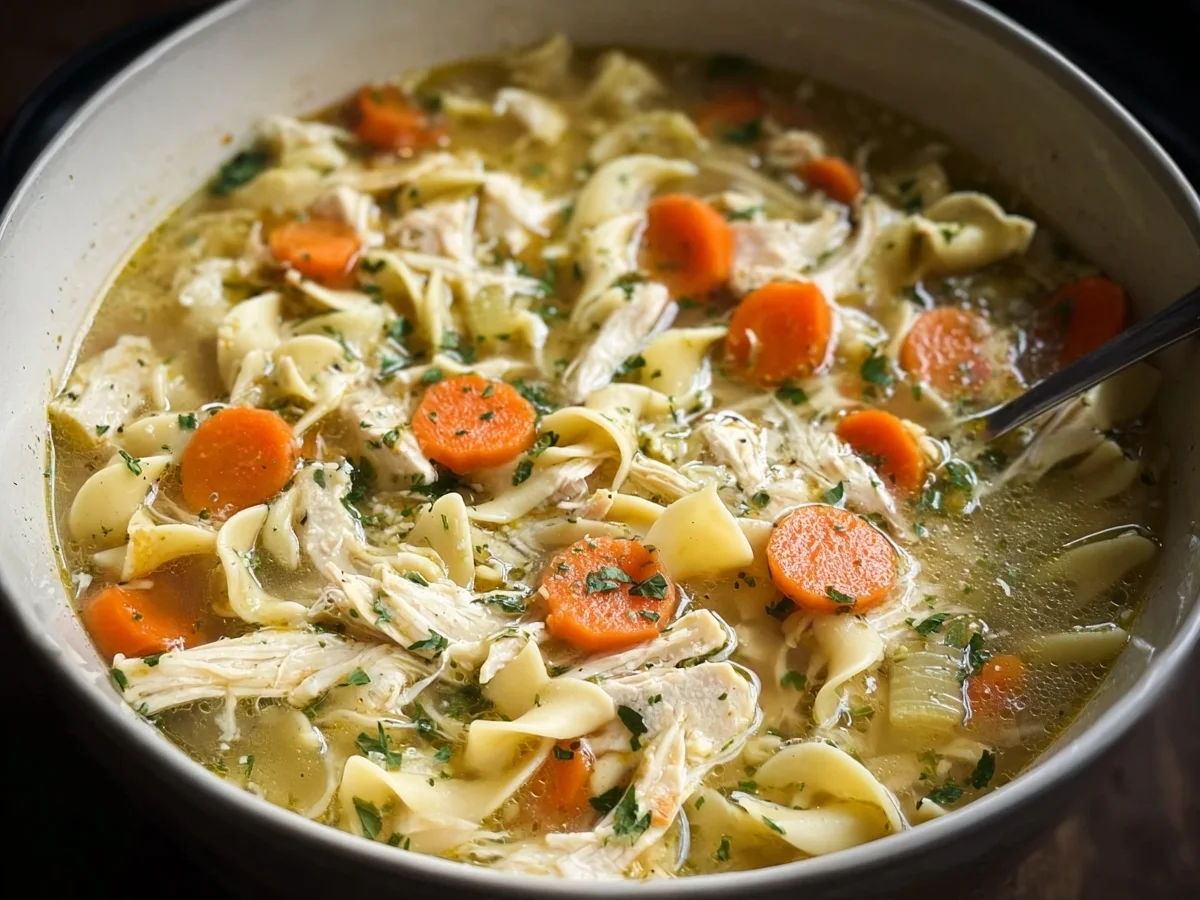 Slow Cooker Chicken Noodle Soup: Hearty & Easy - Image 2