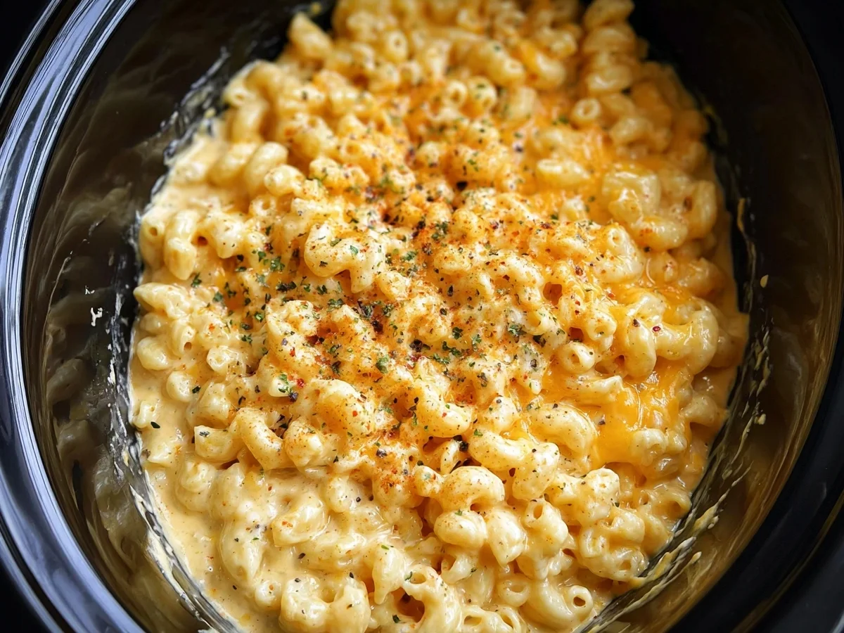 Slow Cooker Four Cheese Mac and Cheese Recipe - Image 1