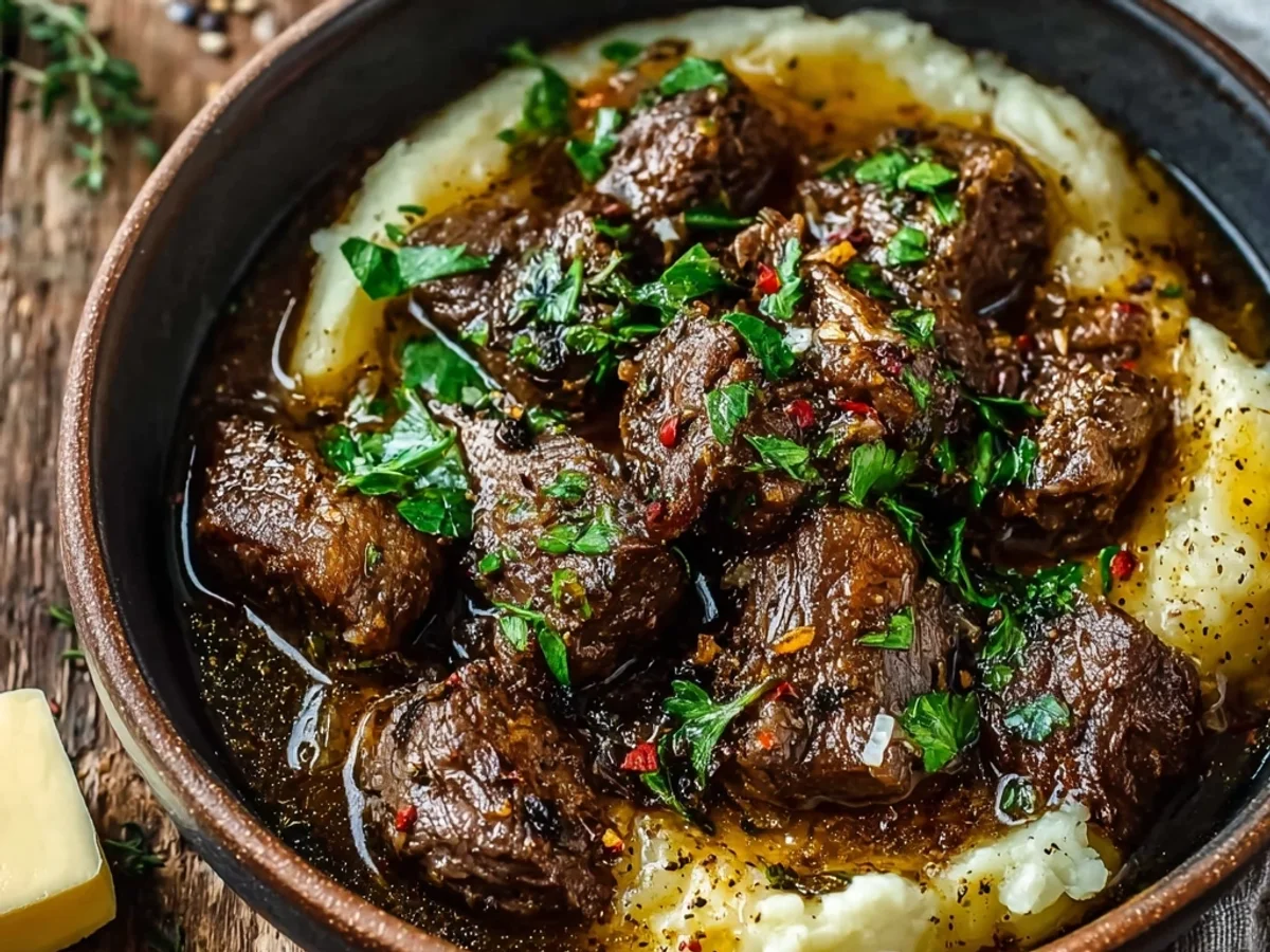 Slow Cooker Garlic Butter Beef: Tender, Rich & Easy - Image 1